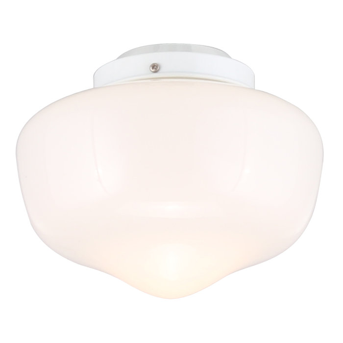 Ebern Designs 1Light Schoolhouse Ceiling Fan Light Kit Wayfair